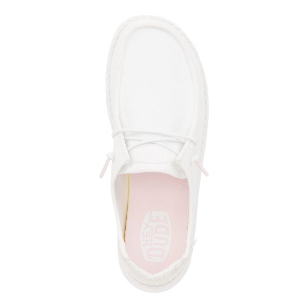 Wendy Metallic Sparkle - White