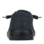 Wendy Stretch Canvas Wide - Black/Black