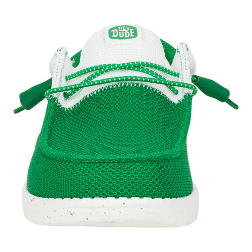 Wally Tri Varsity Mesh - Green/White - Image 4
