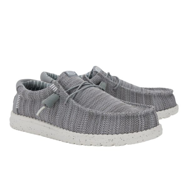 Wally Stretch Sox Wide - Grey