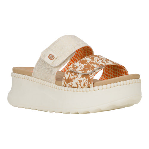 Delray Slide Animal Shimmer - Tan/Multi - Image 7