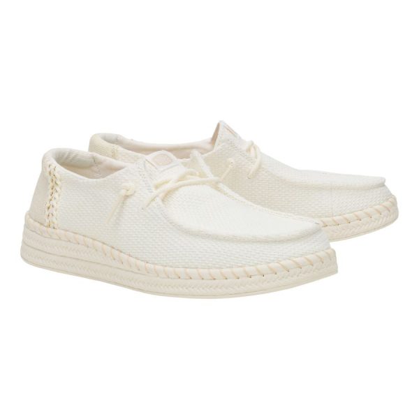 Wendy Espadrille Woven - White
