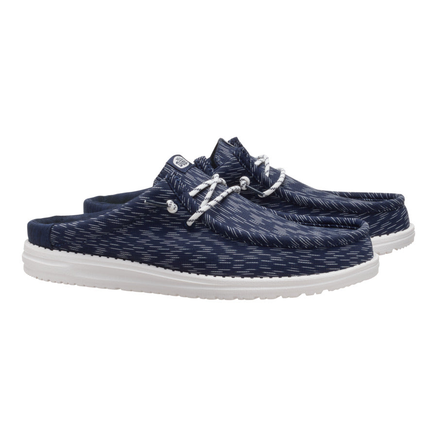 Wally Slip Jersey Jacquard - Navy Blazer/White - Image 2