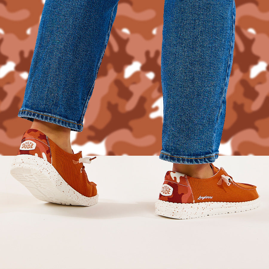 Wendy Texas - Burnt Orange/White - Image 2