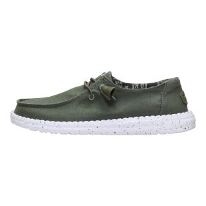 Wendy Stretch Canvas - Deep Green