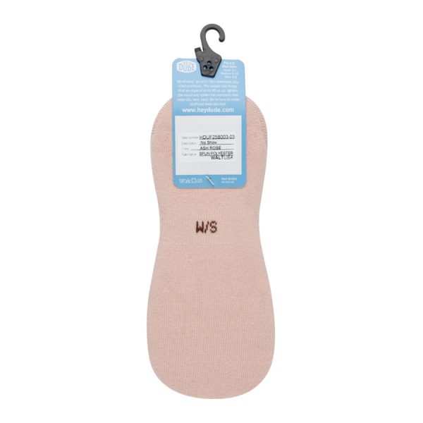 HEYDUDE No Show Sock 3 Pack - Ash