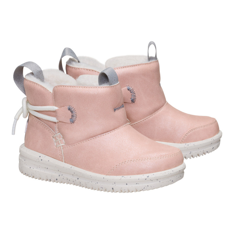 Camden Bow Boot Toddler Cozy - Sparkle Pink - Image 2