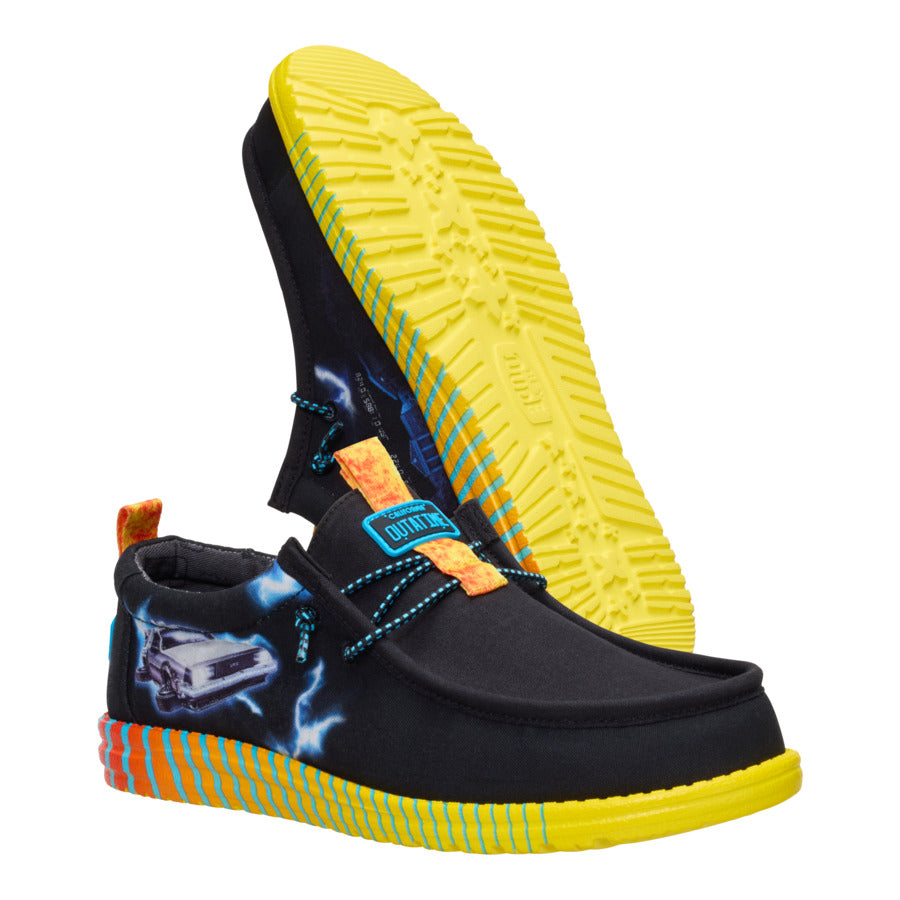 Wally Back To The Future Time Machine - Black/Multi - Image 4