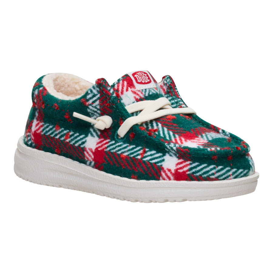 Wally Toddler Confetti Plaid Cozy - Red/Green/Multi - Image 7